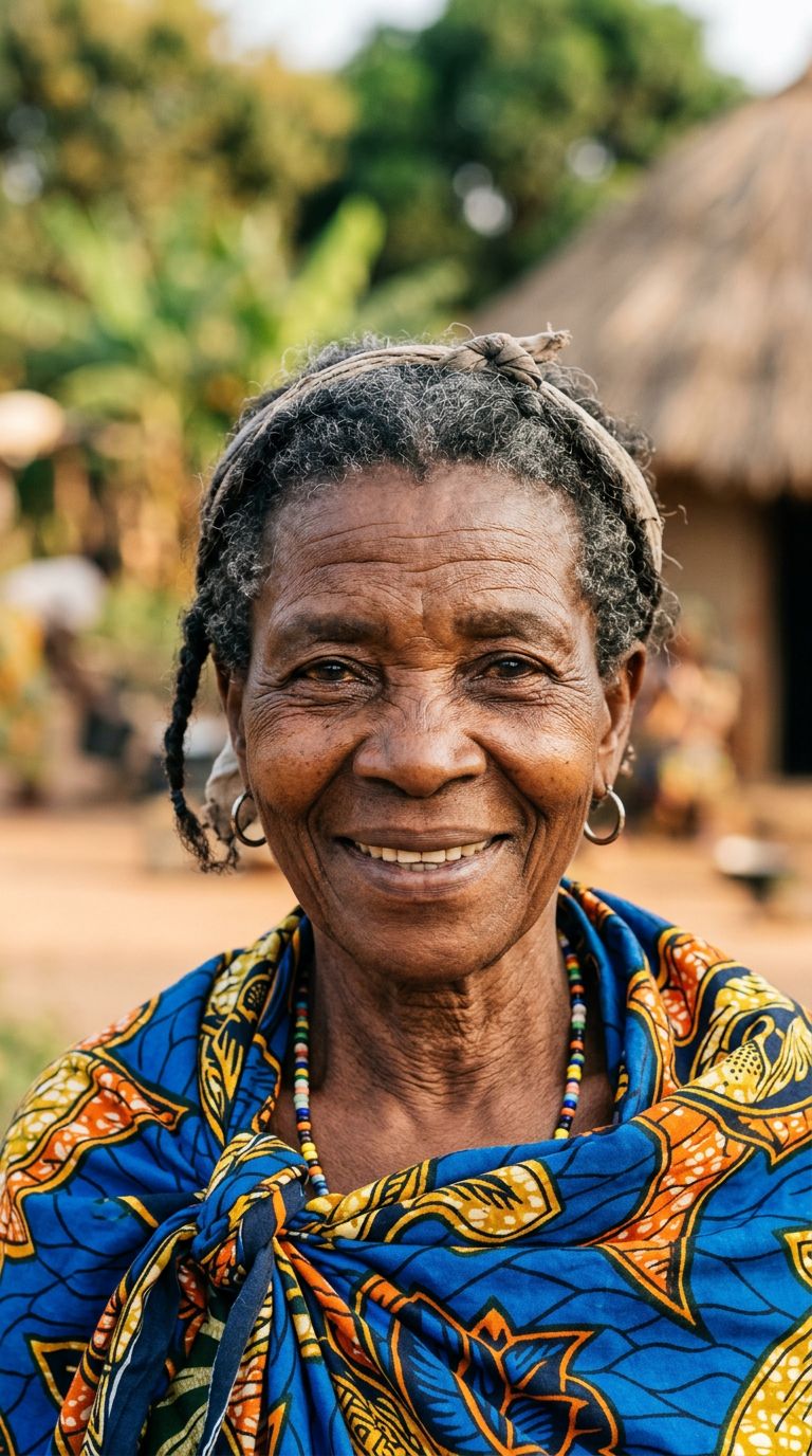 Elderly woman from Zambia