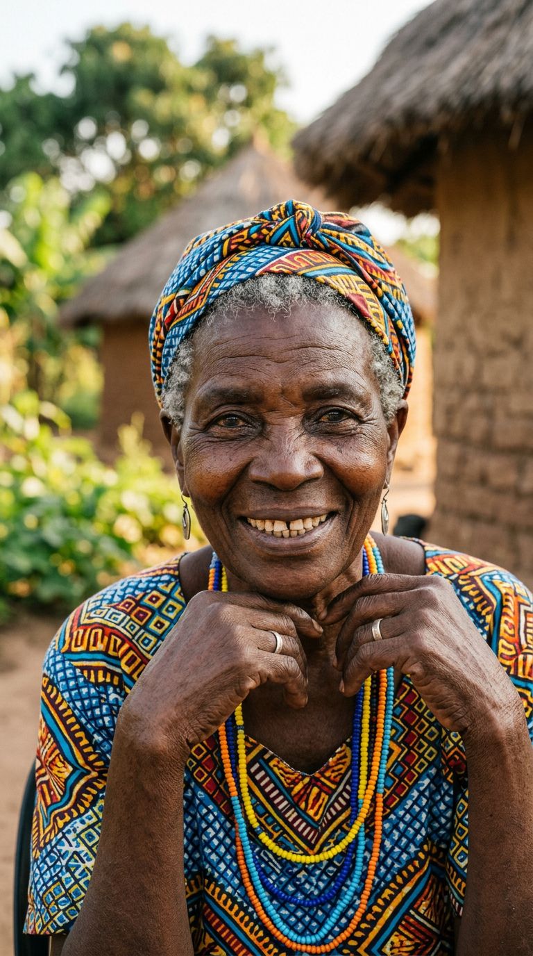 Elderly woman from Zimbabwe