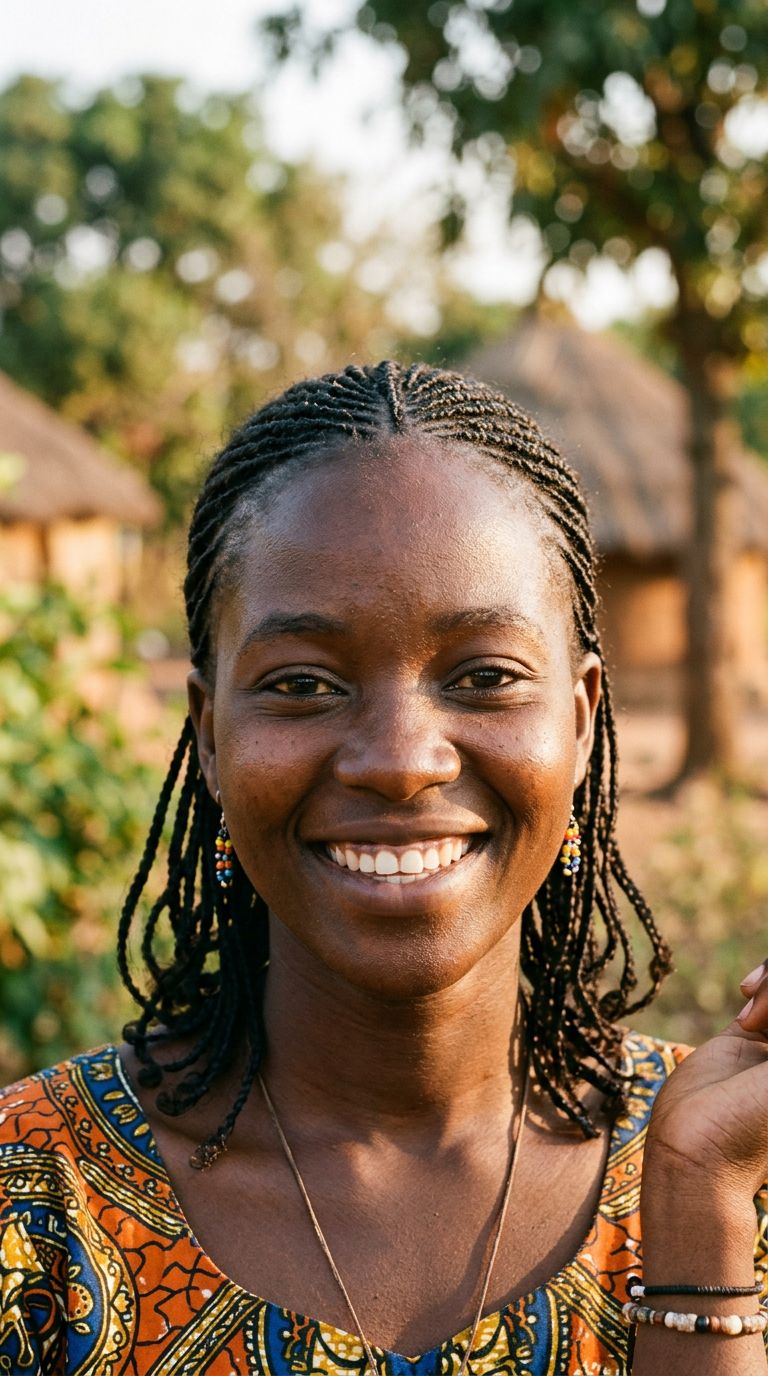 Young woman from Zimbabwe